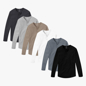 LS Henley Essentials 6-Pack