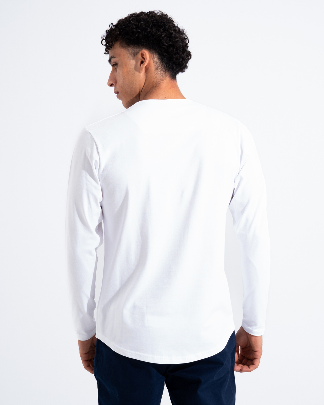 Long Sleeve Curve Crew