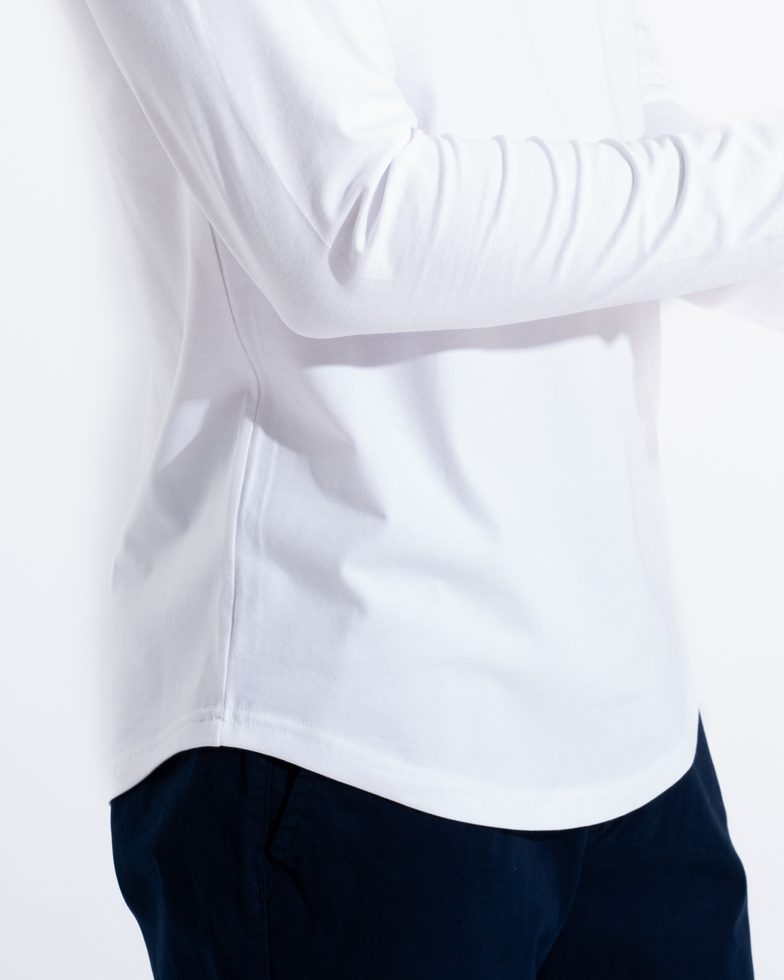 Long Sleeve Curve Crew