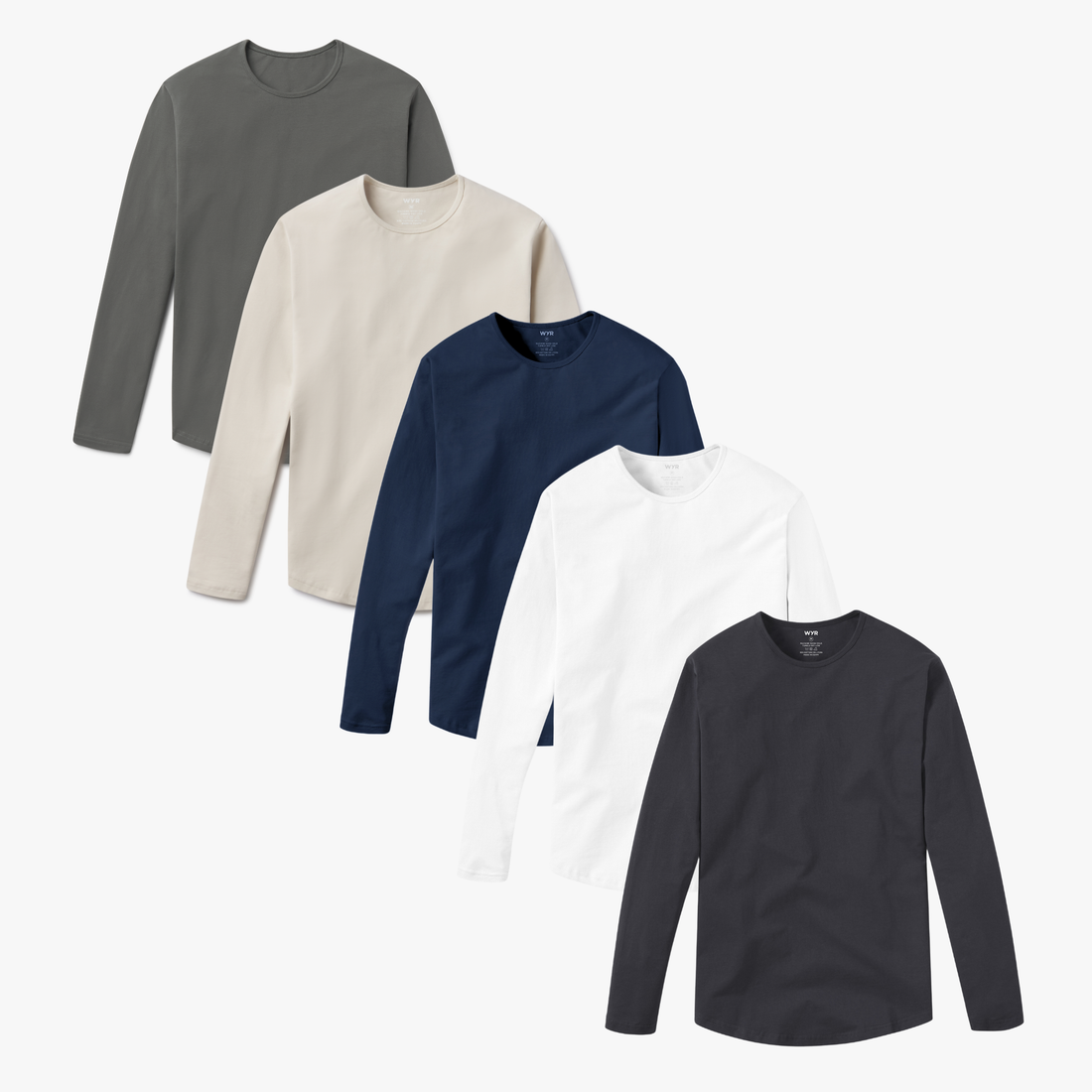 Seasonal LS Curve Crew 5-Pack