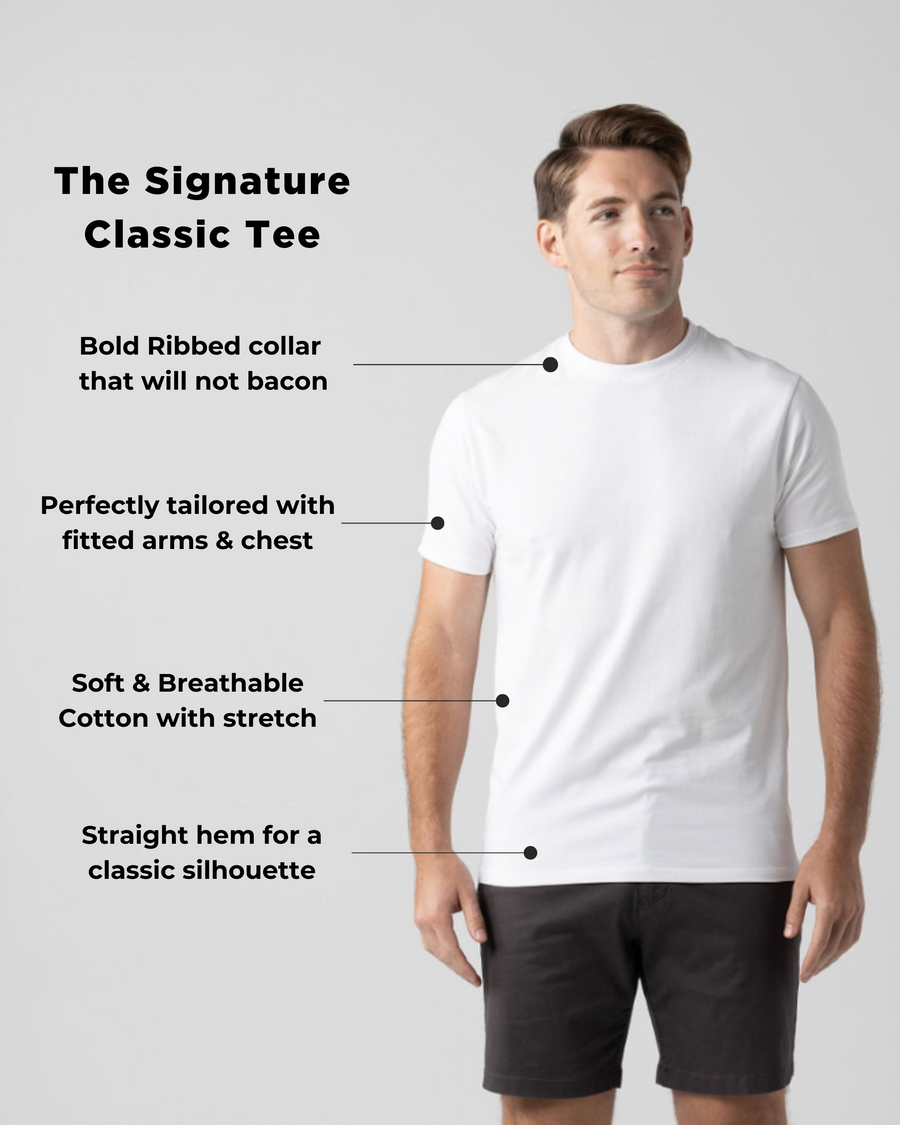 Signature Classic Tee Instant Wardrobe Upgrade 5-Pack
