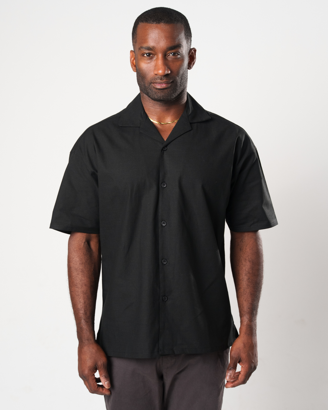 Riviera Oversized Linen Button Up