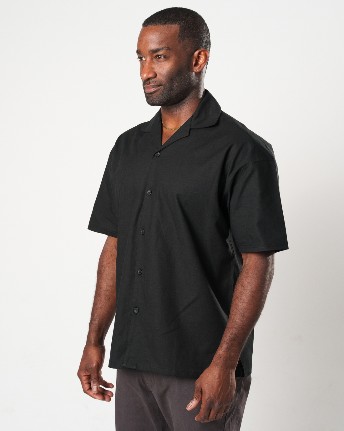 Riviera Oversized Linen Button Up
