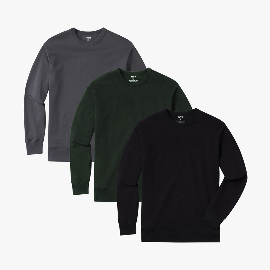 Relaxed Sweatshirt 3-Pack