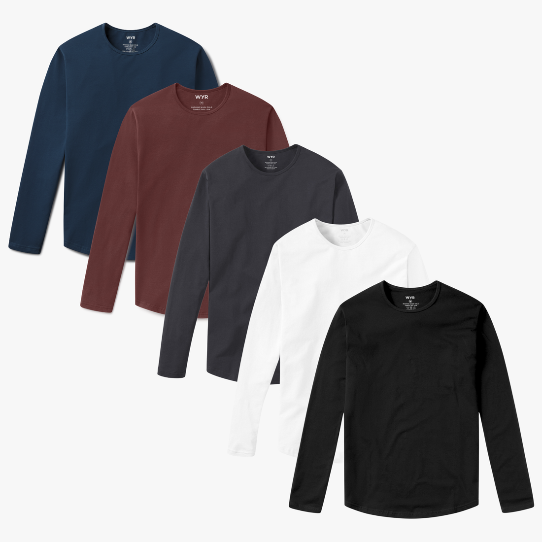 Seasonal LS Curve Crew 5-Pack