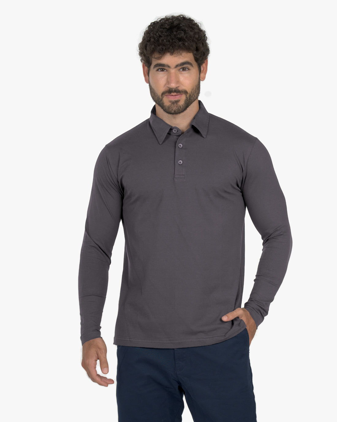 Long Sleeve Polo
