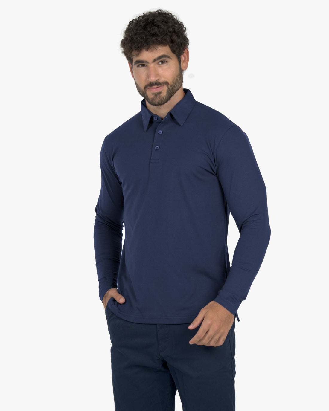 Long Sleeve Polo