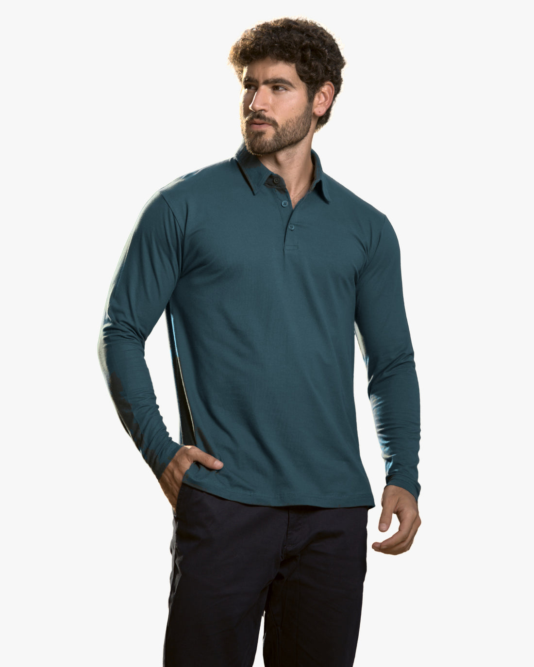 Long Sleeve Polo