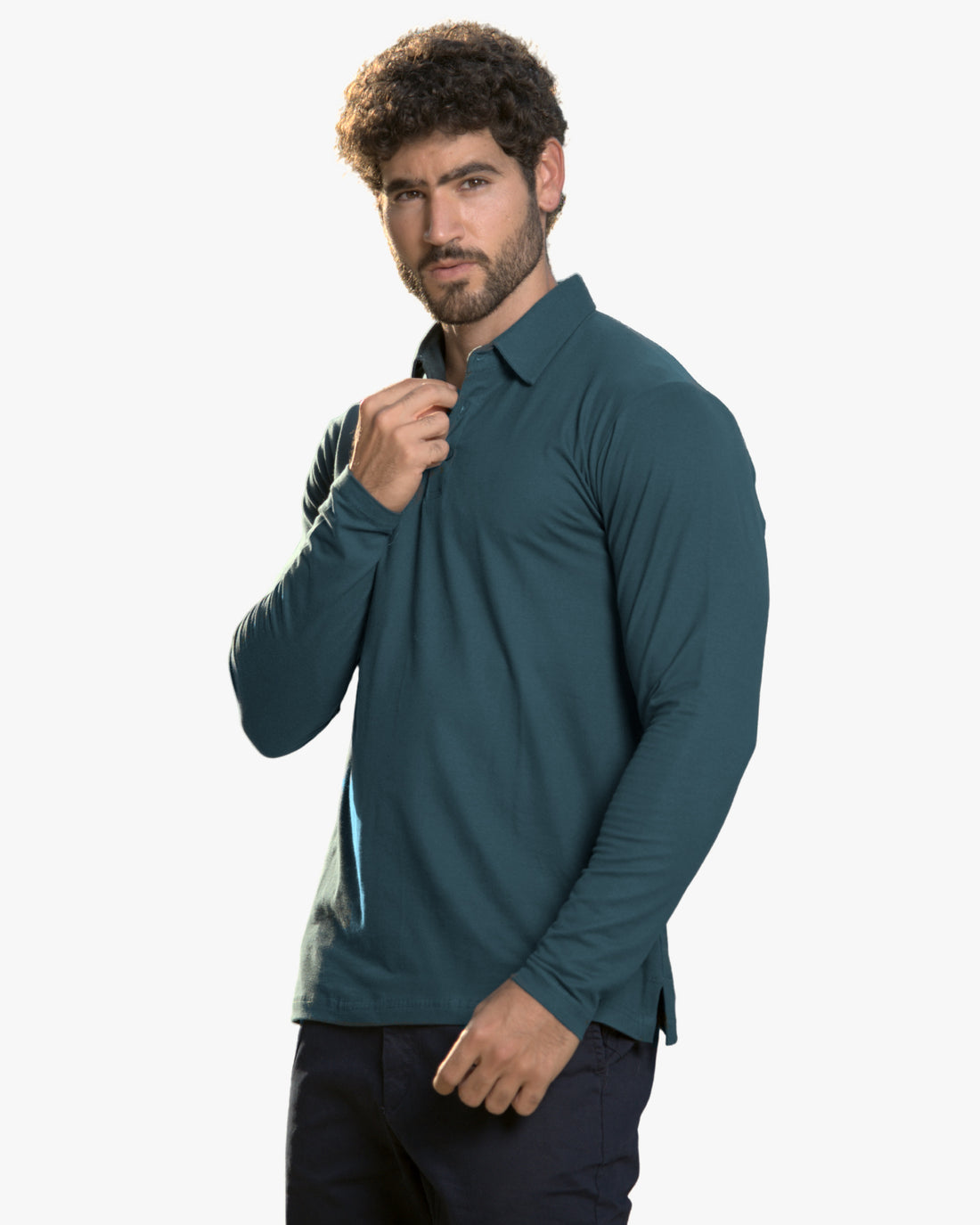 Long Sleeve Polo