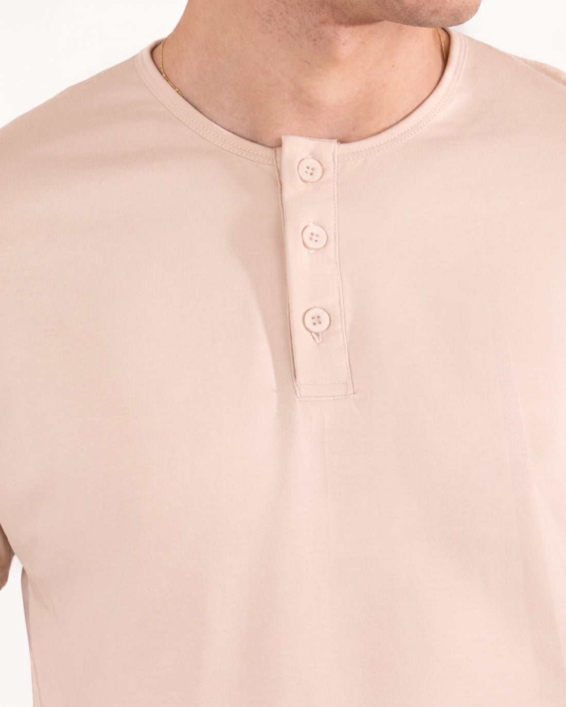 Short Sleeve Henley - Final Sale
