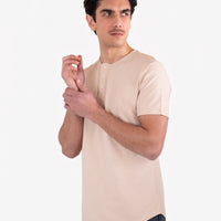 Short Sleeve Henley - Final Sale