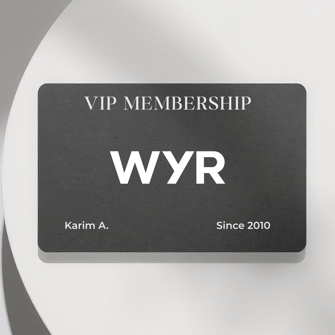WYR VIP Membership