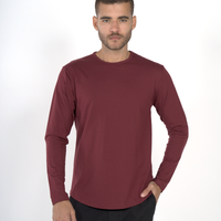 Long Sleeve Curve Crew