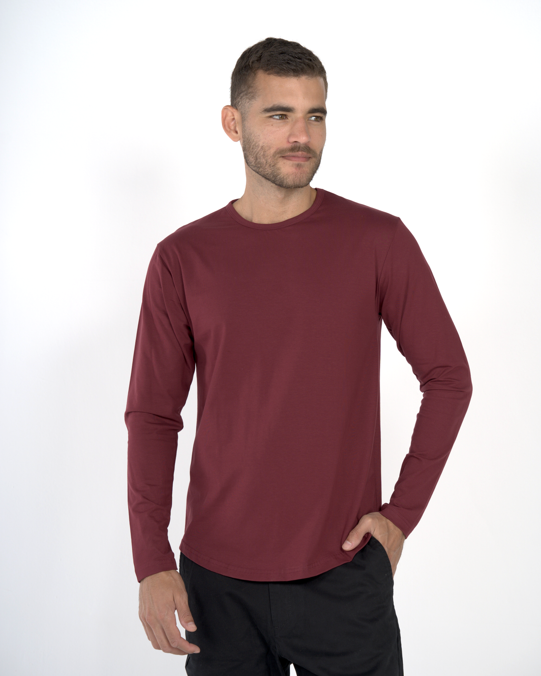 Long Sleeve Curve Crew
