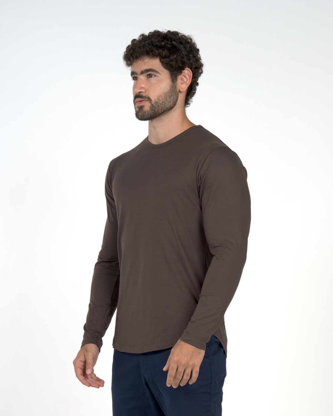 Long Sleeve Curve Crew