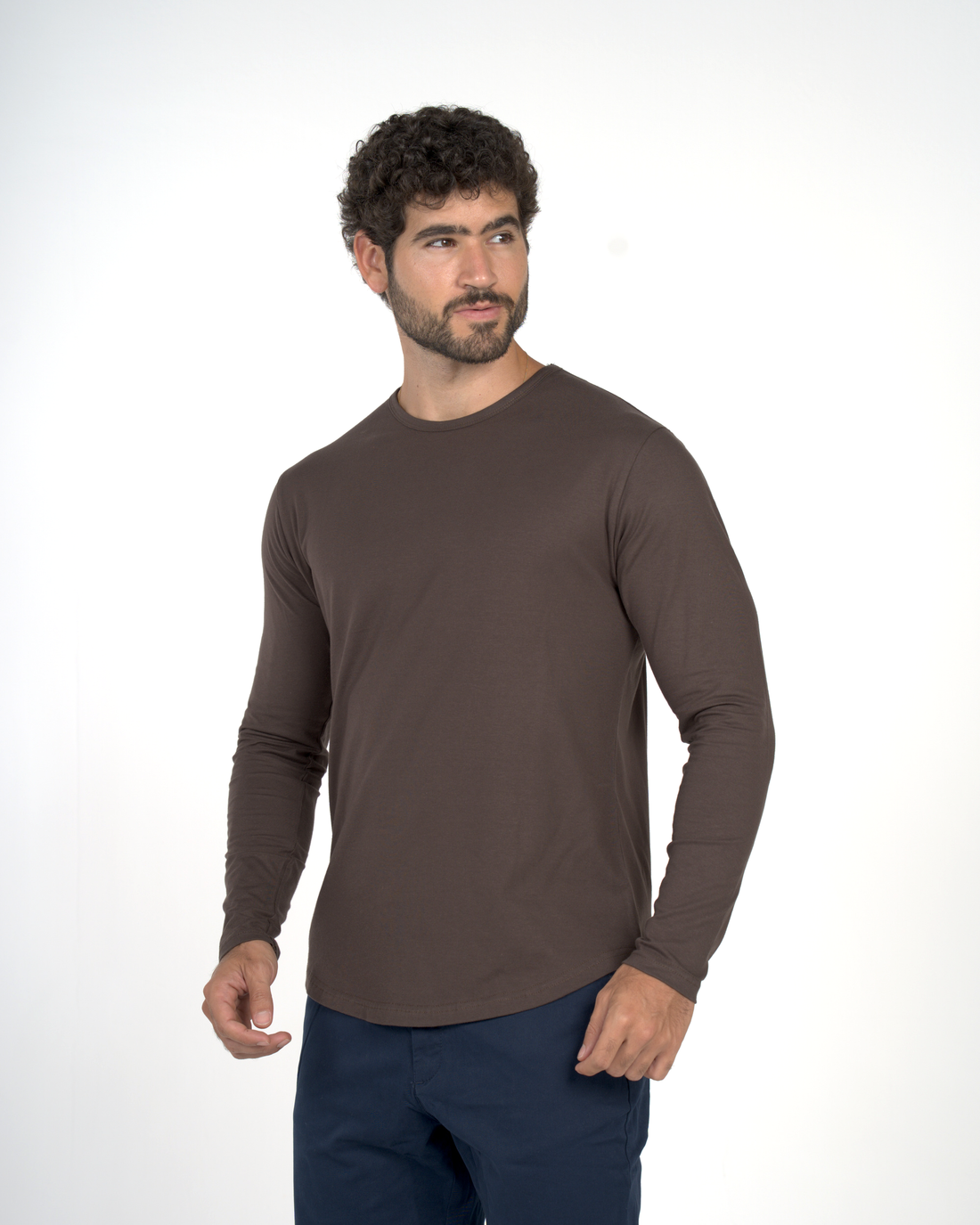 Long Sleeve Curve Crew