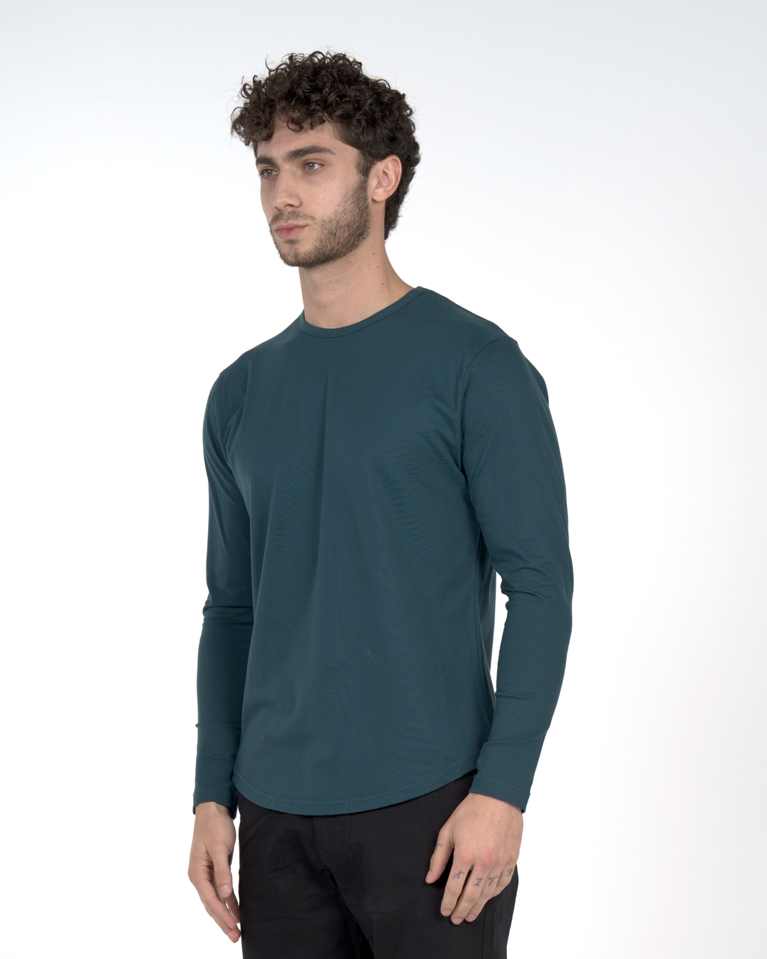 Long Sleeve Curve Crew