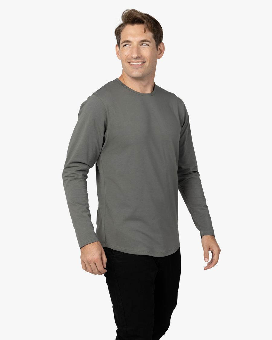 Long Sleeve Curve Crew