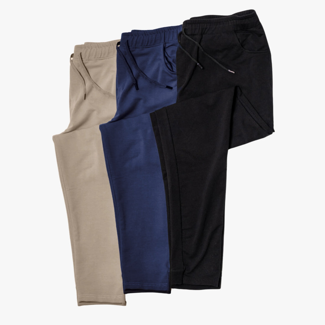 The Jogger 3-Pack in Earth, Midnight and Black
