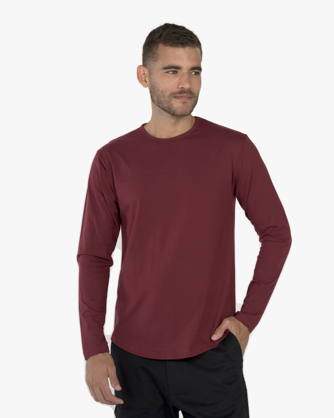 Long Sleeve Curve Crew