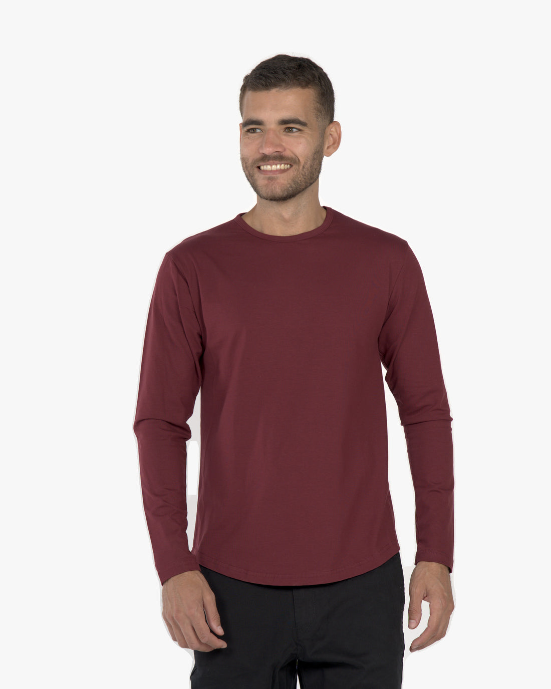 Long Sleeve Curve Crew