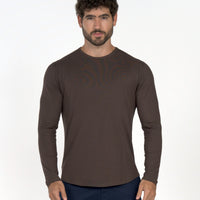 Long Sleeve Curve Crew - Silt