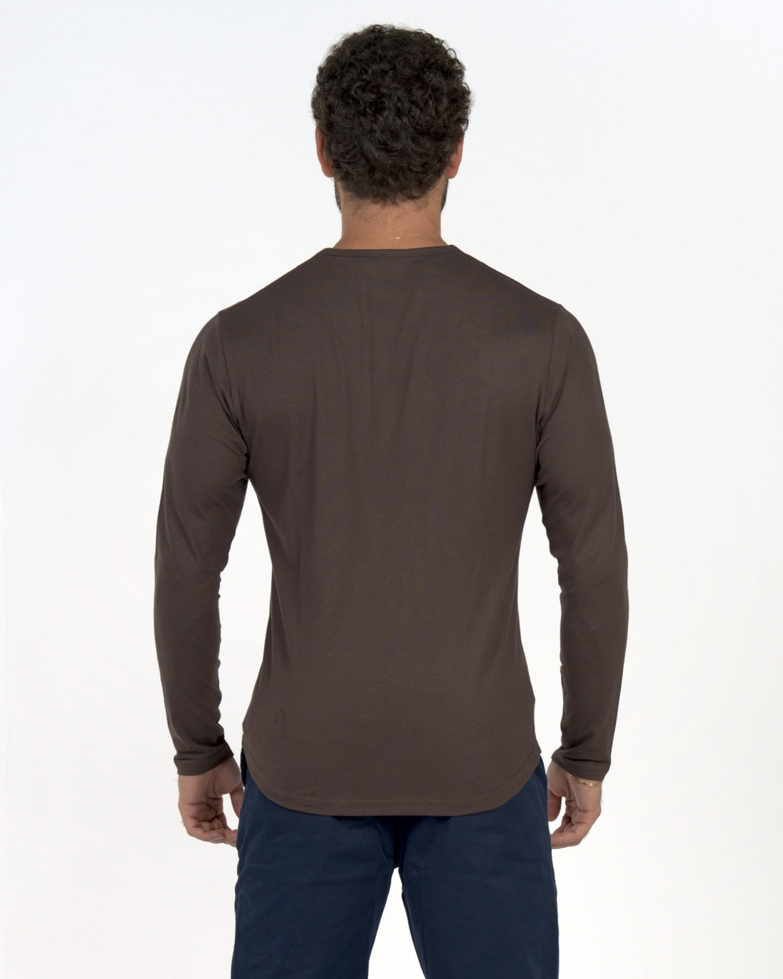 Long Sleeve Curve Crew - Silt