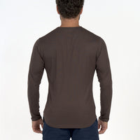 Long Sleeve Curve Crew - Silt