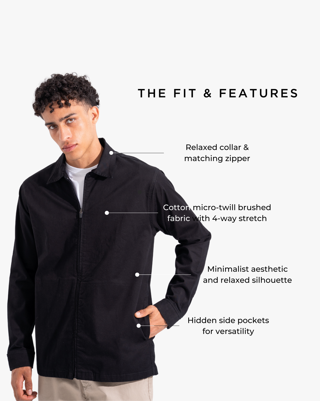 Studio Twill Zip Jacket