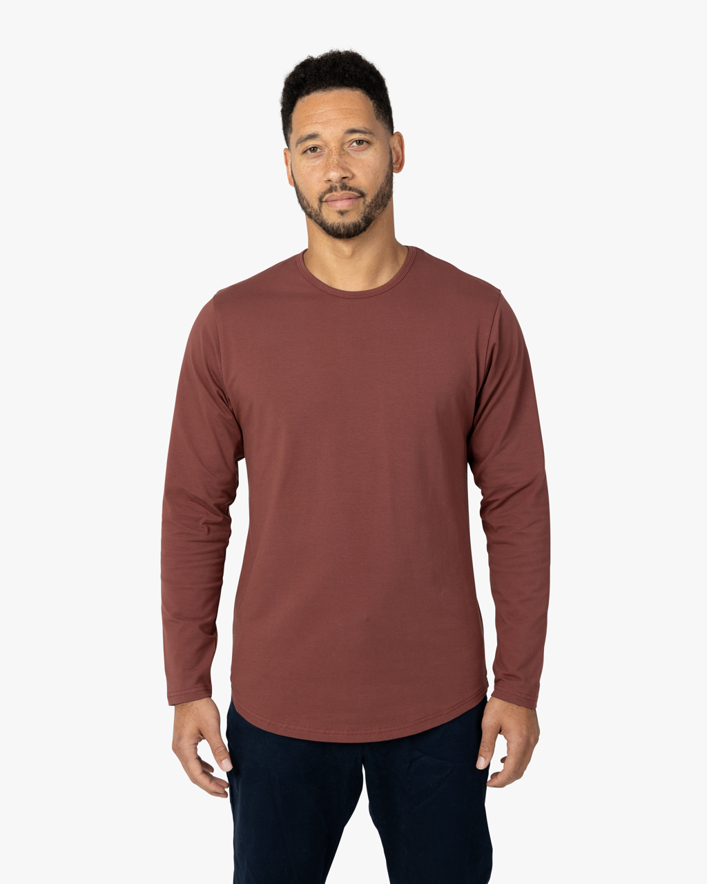 Long Sleeve Curve Crew