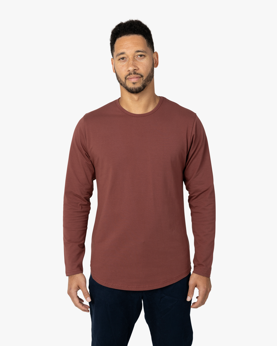 Long Sleeve Curve Crew