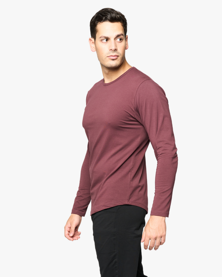 Long Sleeve Curve Crew