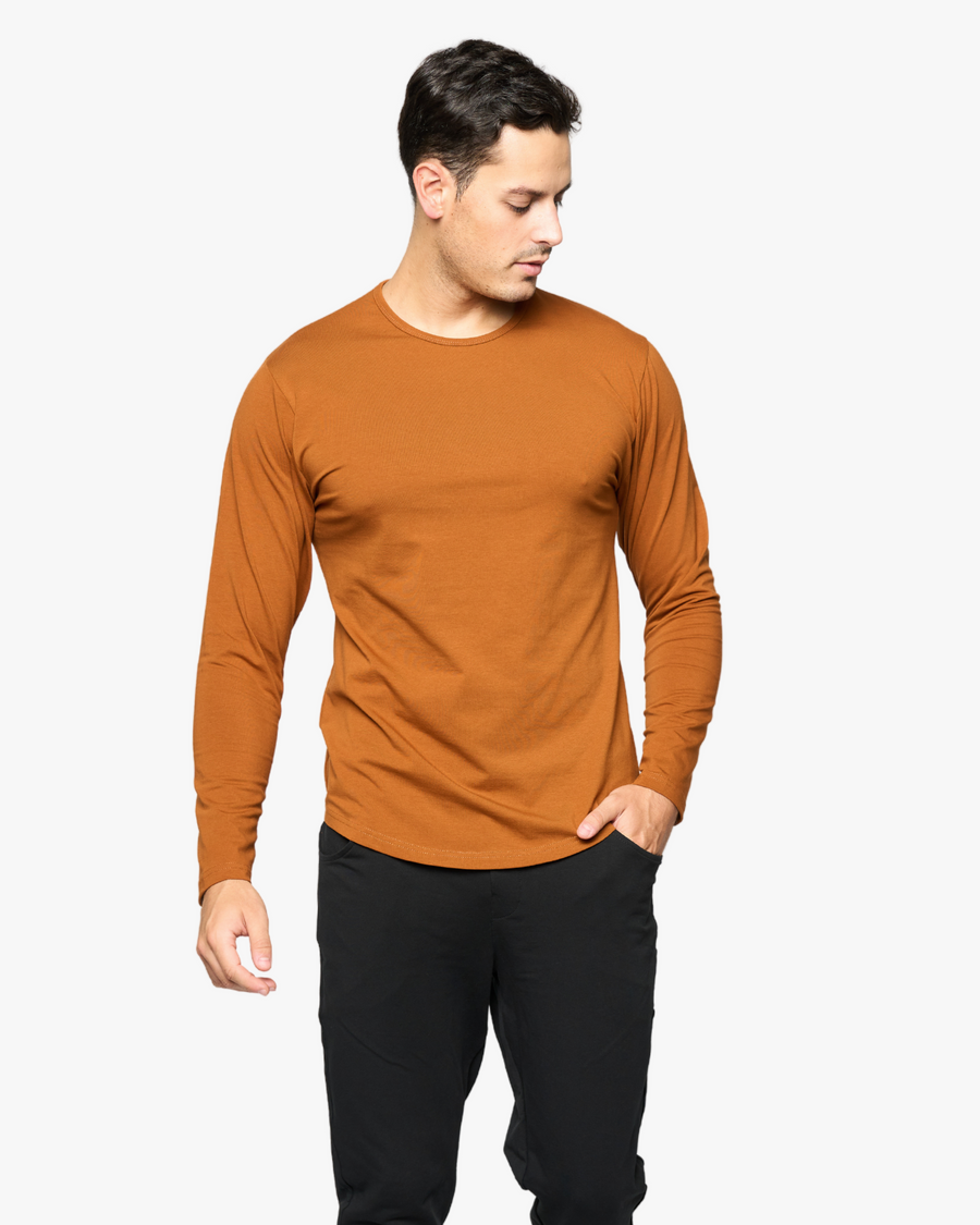 Long Sleeve Curve Crew