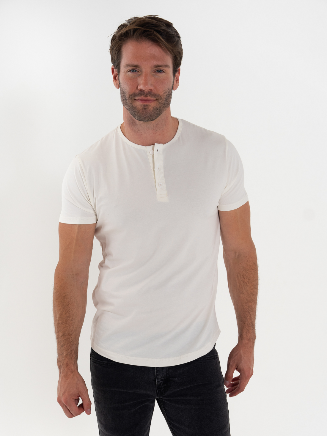 Short Sleeve Henley