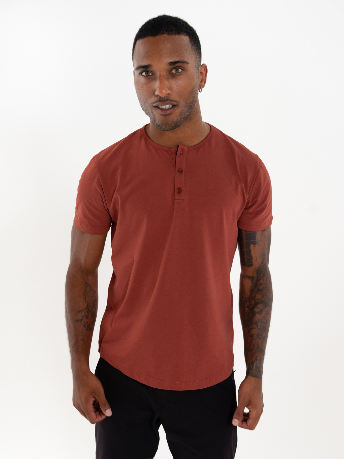 Short Sleeve Henley