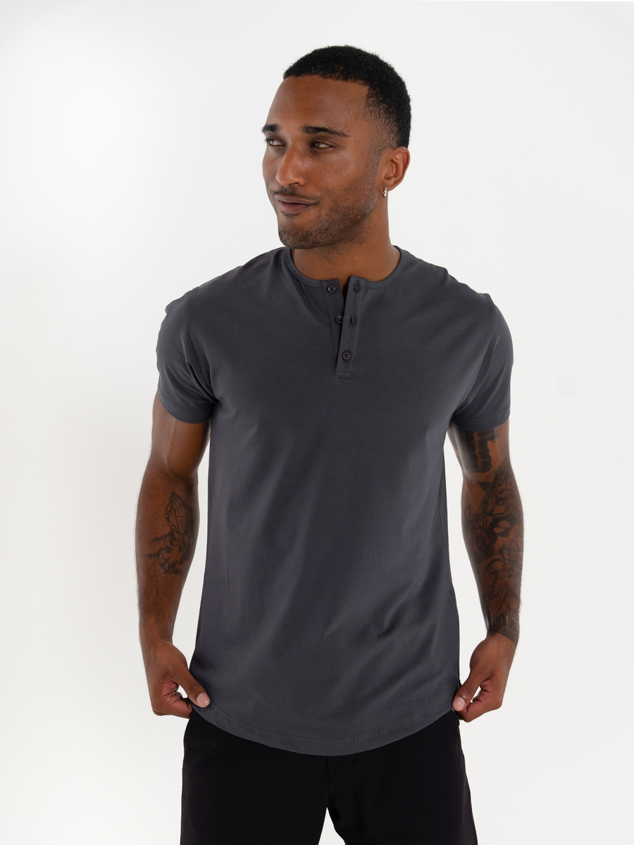 Short Sleeve Henley