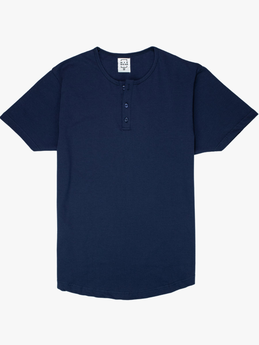 Short Sleeve Henley