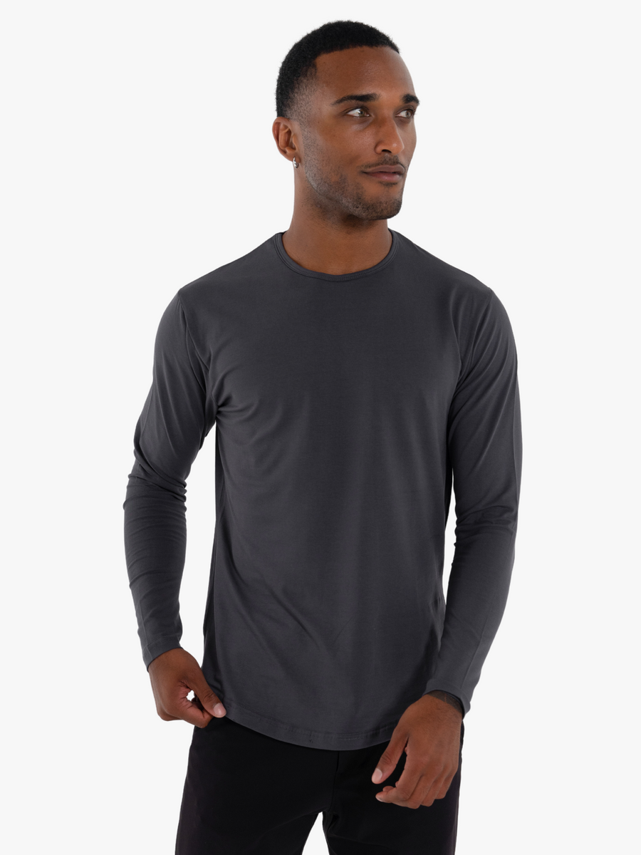 Long Sleeve Curve Crew