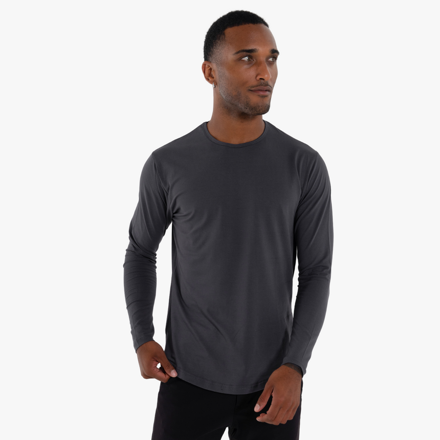 Long Sleeve Curve Crew