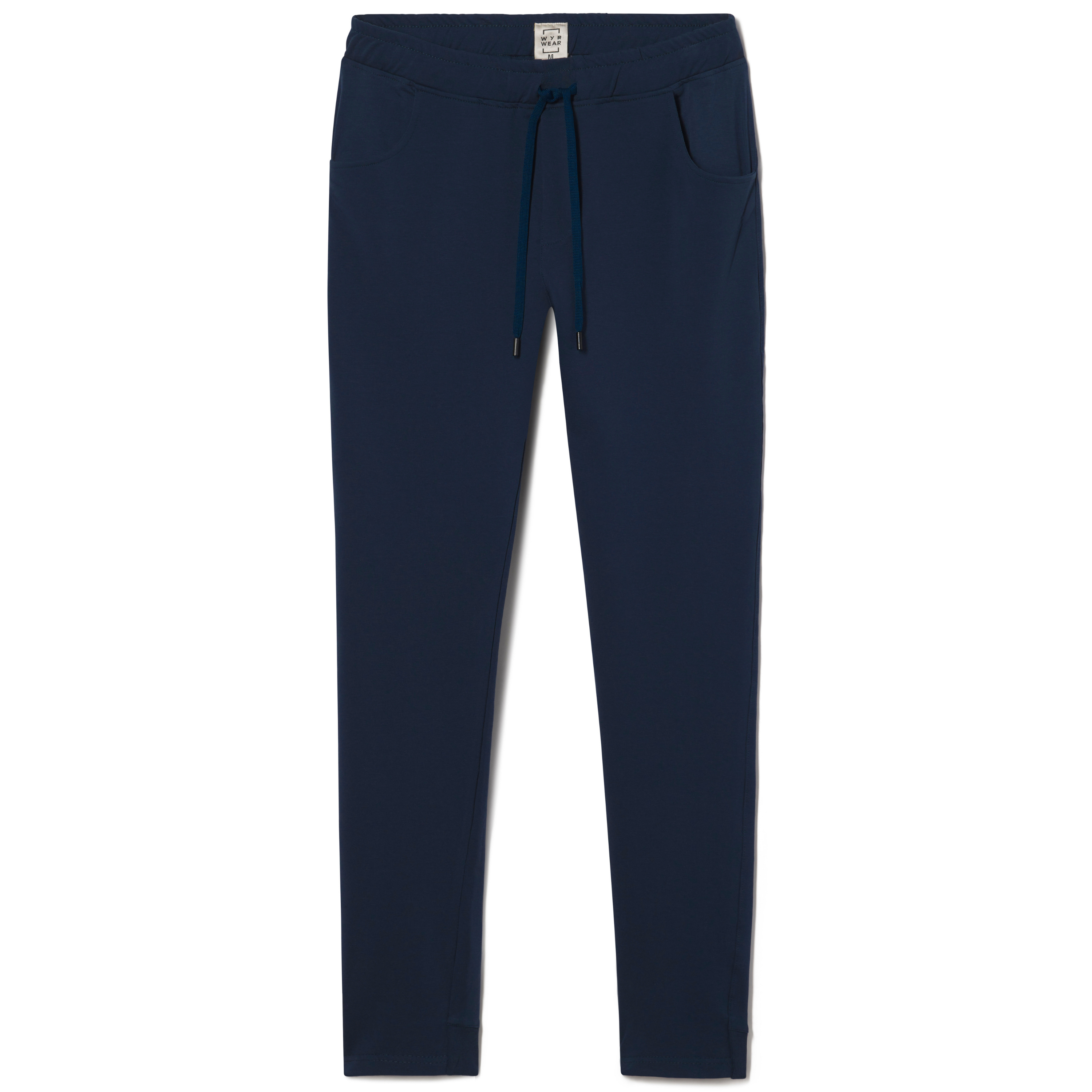 ◇Pleasenofollow◇ Mami Wide Sweat Jogger Cool Navy Eleanor Navy Blue Jogger