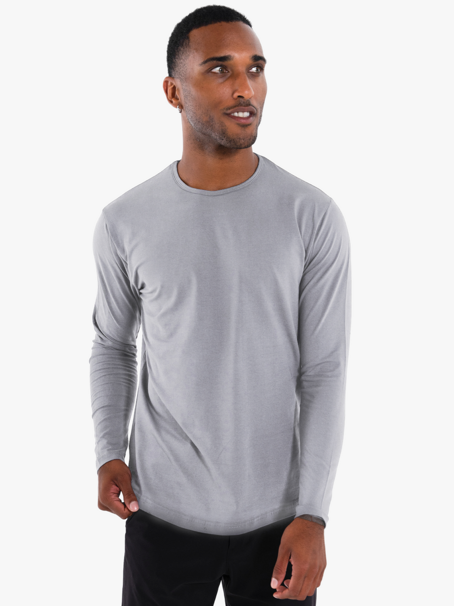 Long Sleeve Curve Crew