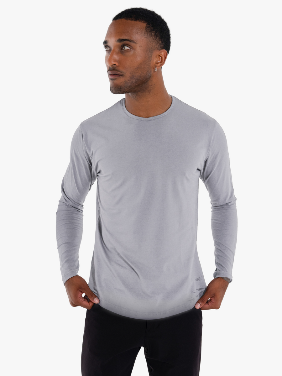 Long Sleeve Curve Crew