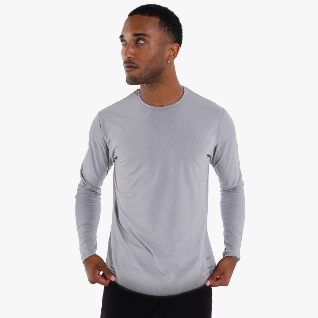 Long Sleeve Curve Crew