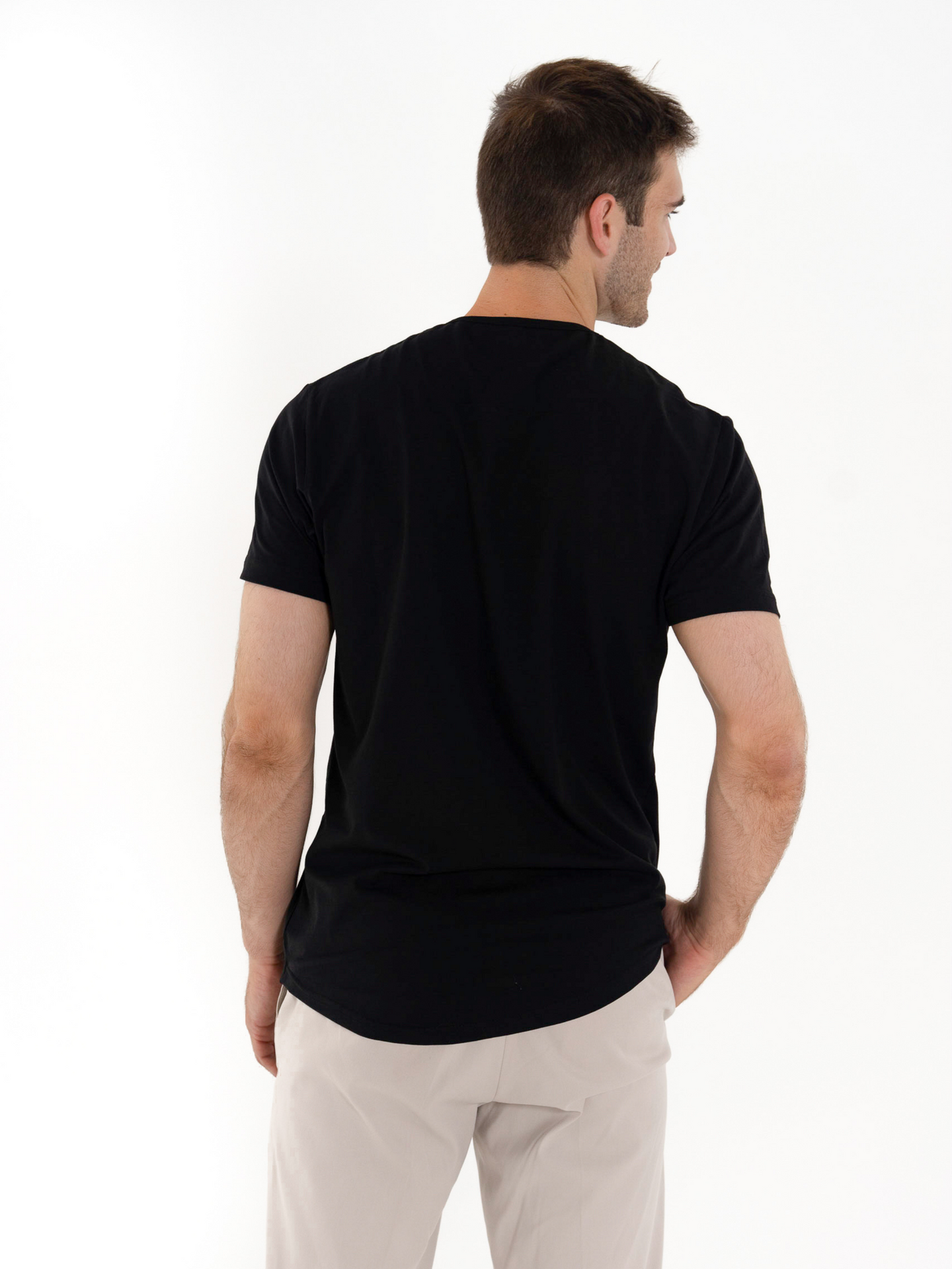 Crew Curve Hem Shirt