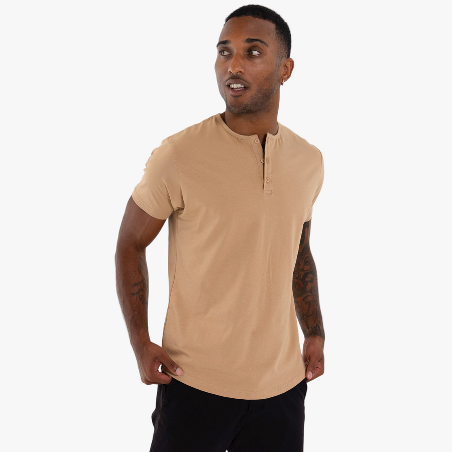 Short Sleeve Henley