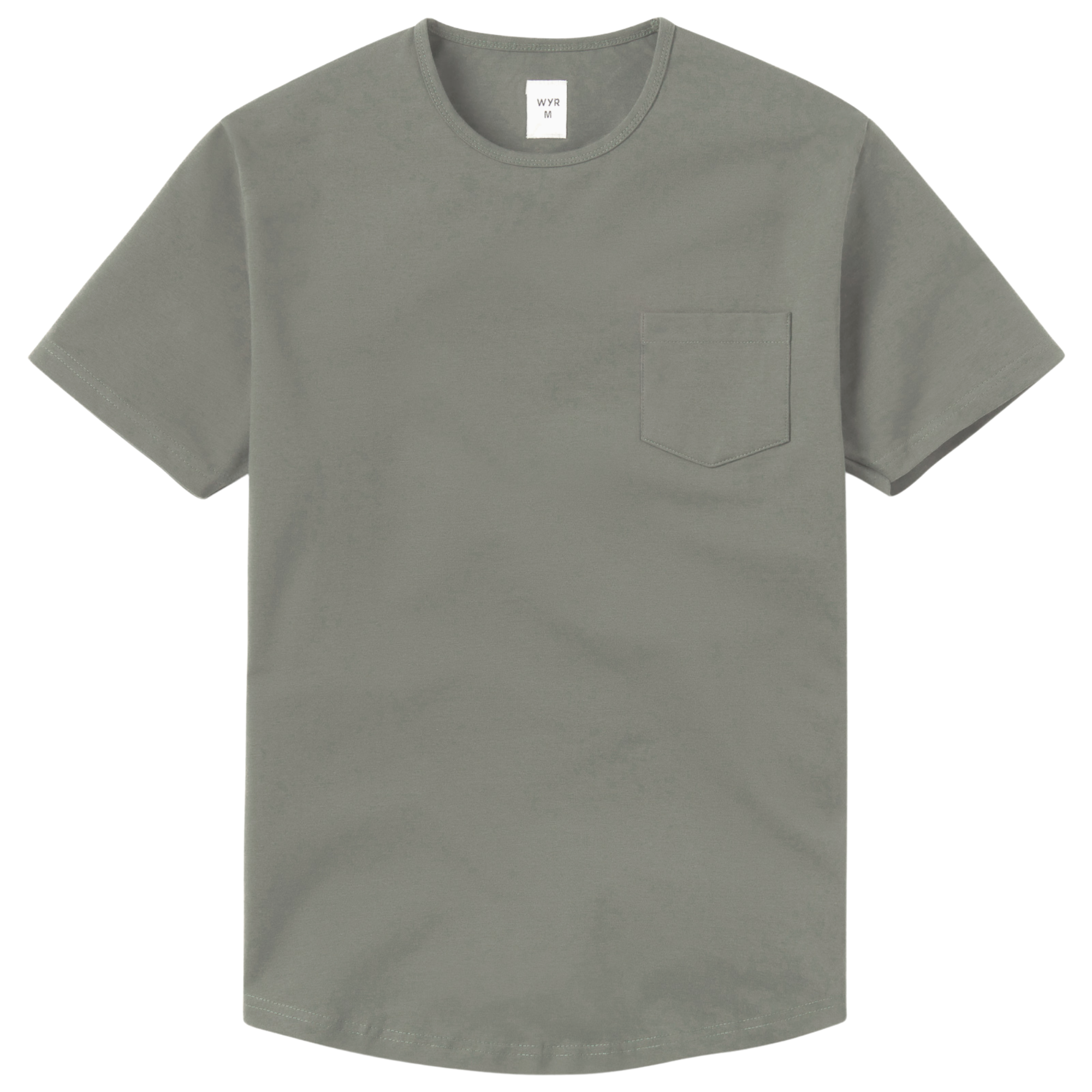 【Rest&Recreation】24HS★ POCKET CREWNECK T-SHIRT (X,XL) KingSize Men's Big & Tall Shrink-Less Lightweight Pocket